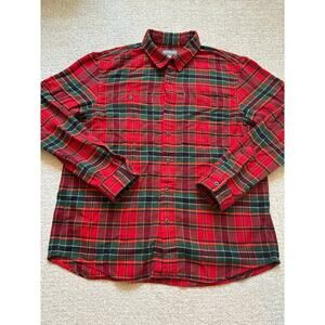 L.L. Bean Signature Slim Fit Organic Cotton Men's Flannel